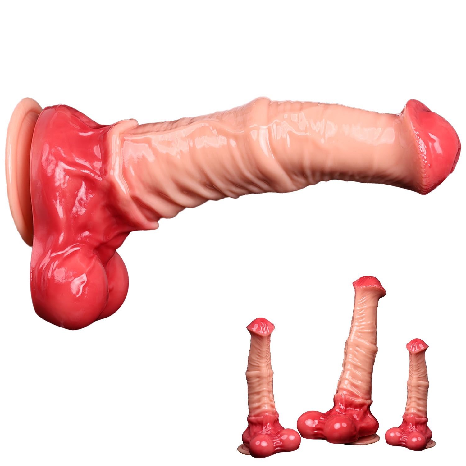 Lunge Line Horse - Enorme paardenpenis anaalplug seksspeeltje voor mannen
