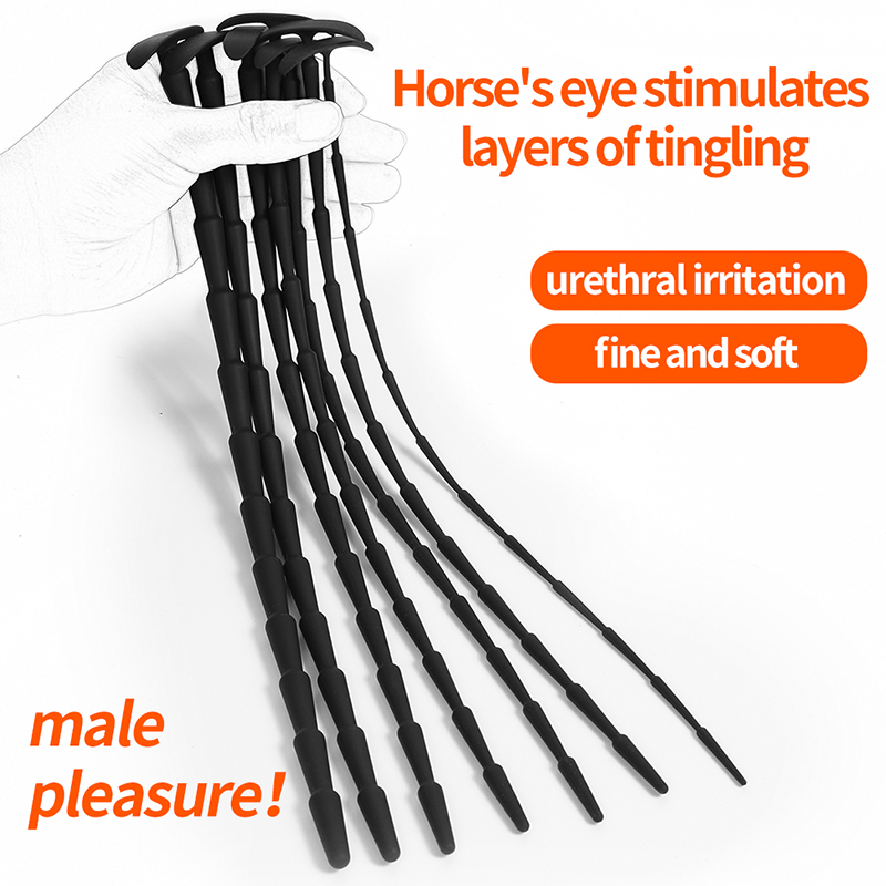 Lunge Line Horse - Zachte Siliconen Lange Urethrale Plug Multifunctionele