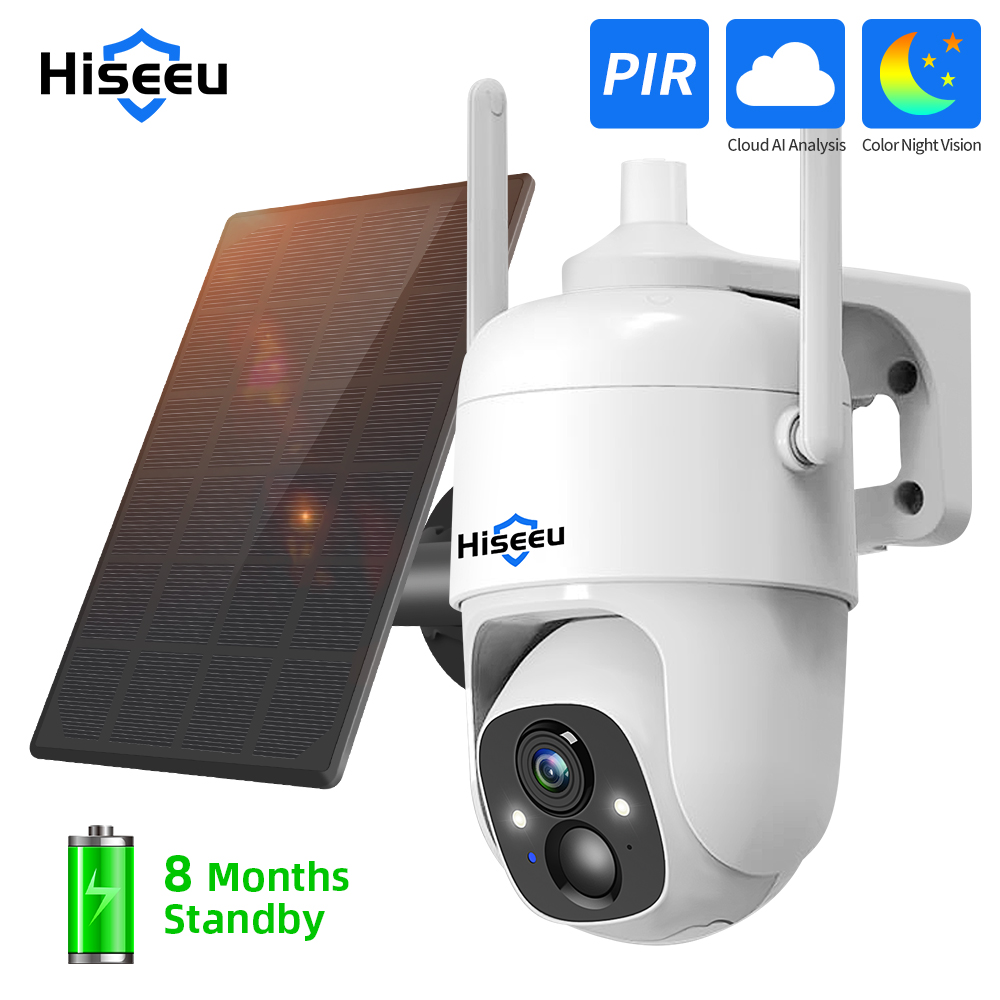 Outdoor Sport Camera - Hiseeu 3MP Cloud Ai Wifi Video