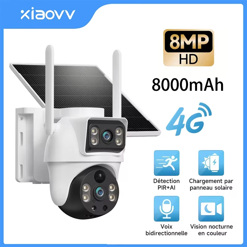 XIAOVV 8MP 4G LTE Solar Outdoo - Outdoor Sport Camera recensie en prijs