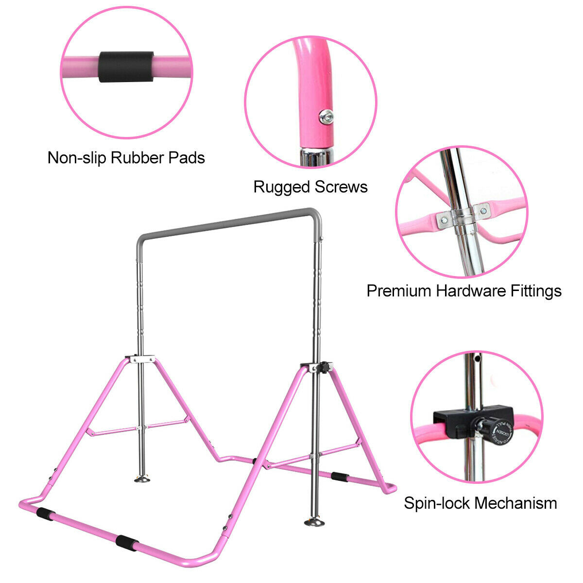 Verstelbare 130cm gymnastiekst - Gymnastic Bar Home recensie en prijs